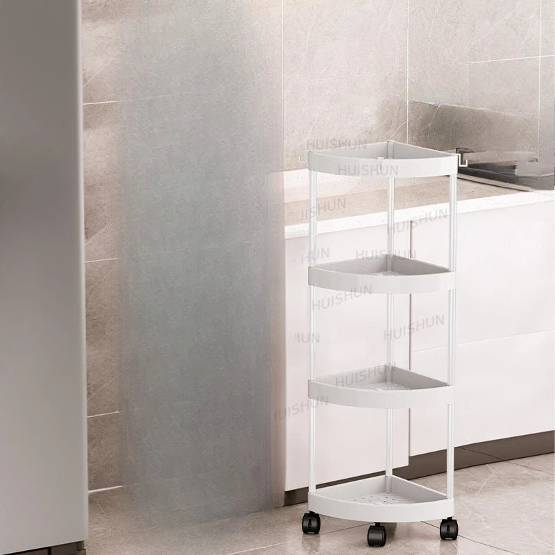 Kitchen storage rack Multifunctional storage rack Supplies Seasonings Corner artifact Corner general merchandise Daily Daquan