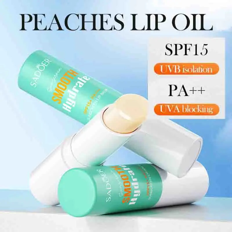 SADOER Spf 15+ Lip Sunscreen Solar Blocker Moisturising Lip Balm