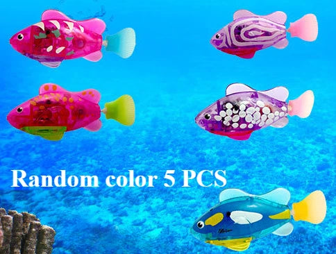 Children’s Electronic Bath Toy – Light-Sensing Swimming Fish Interactive Toy for Kids