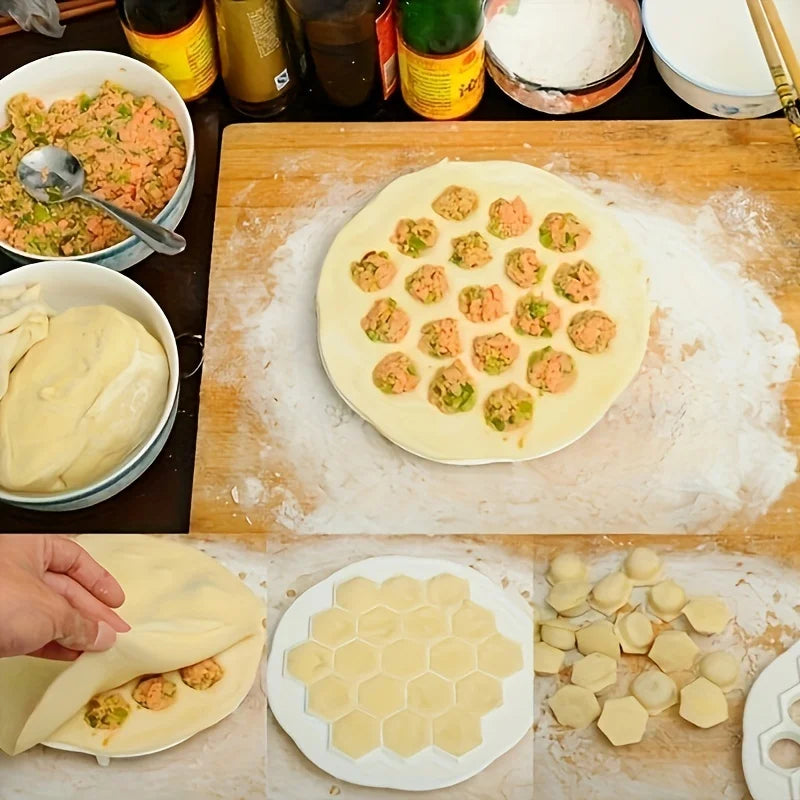 1pc- Simple Chinese Dumplings Mould,  Kitchen Dough Press, Ravioli Making Mold, Pastry Tool Gadgets