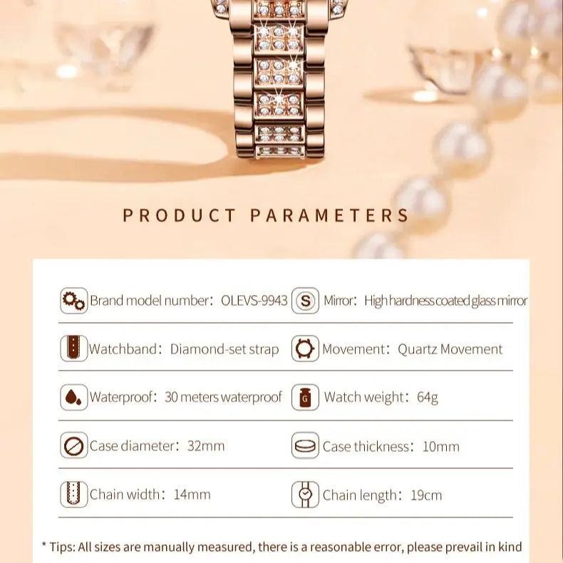 Stainless Steel  Diamond Watch