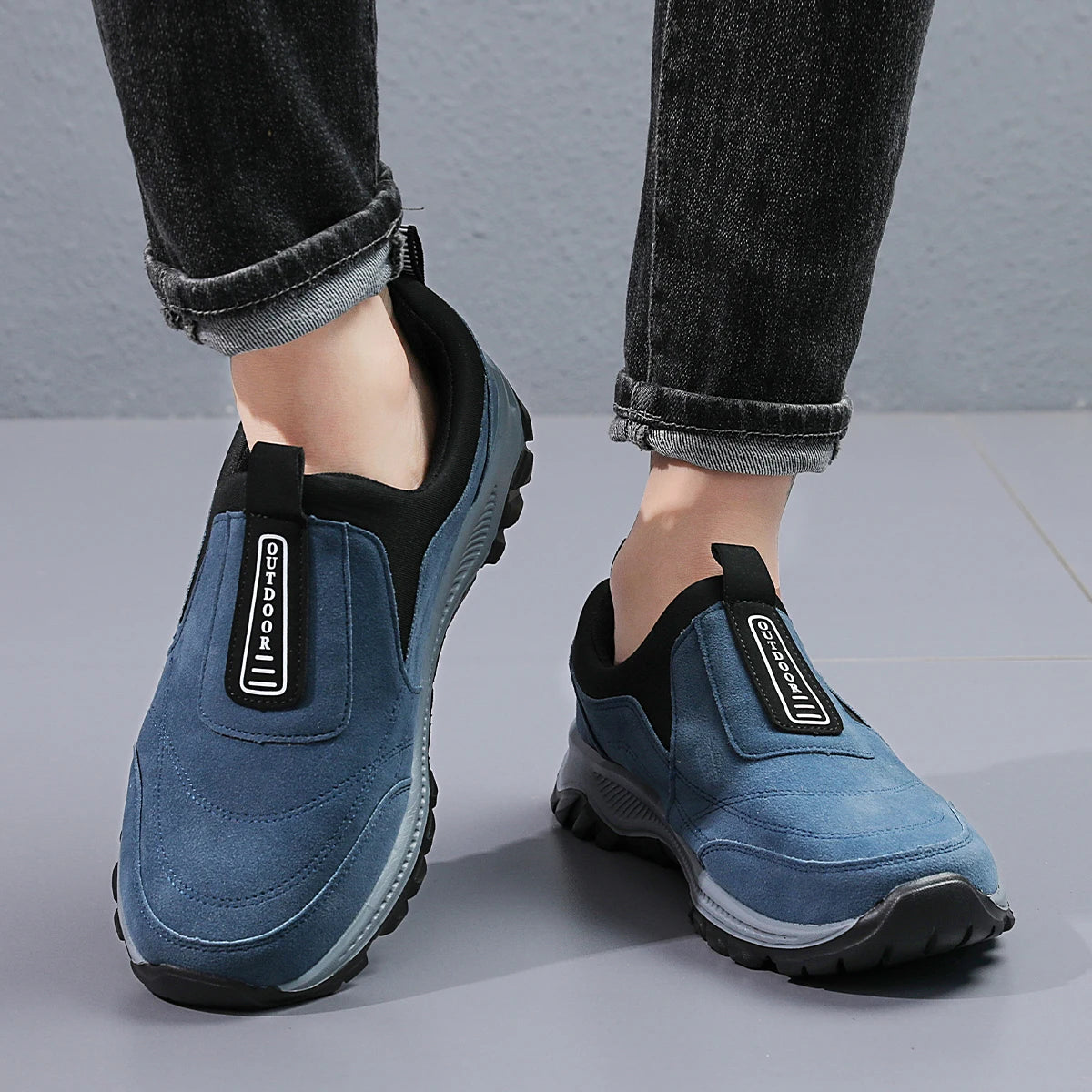 MAEDEF Classic Fashion Men's High Quality Running Shoes Breathable Soft Comfortable Casual Anti-slip Outdoor Walking Sport Shoes