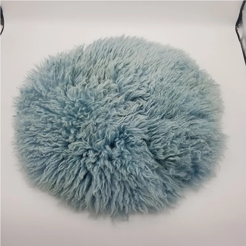 100% Flokatti Wool Mats Baby Photography Blanket Newborn Wrap Flokati Props for Newborns Photo Shoot Fotografia Accessories