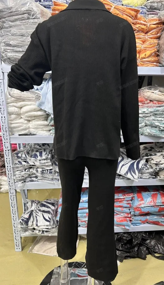 Two Piece Pant Knit Sweater