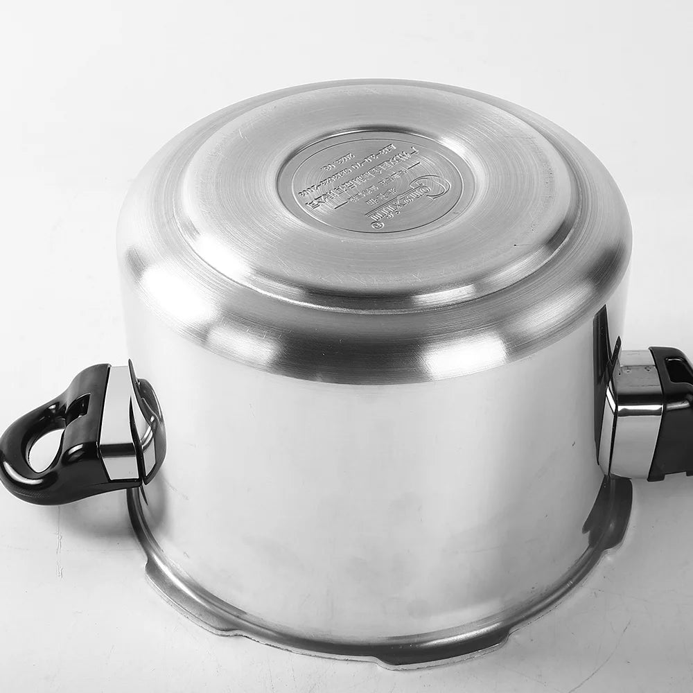 3/5/7/9 Litre Home Dual Handle aluminum Pressure Cooker Kitchen Catering Cookware UK
