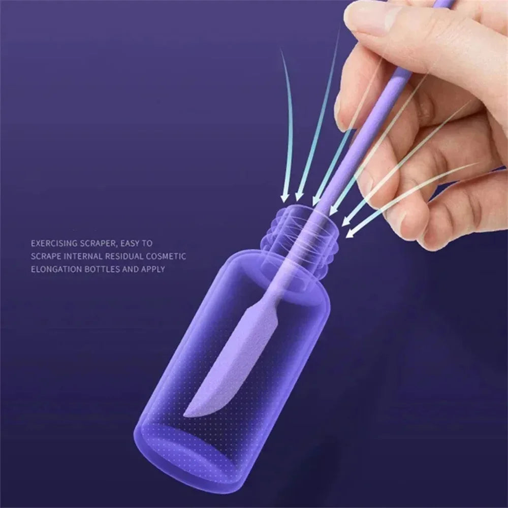 3Pc Silicone Scraper Makeup Brushes Set