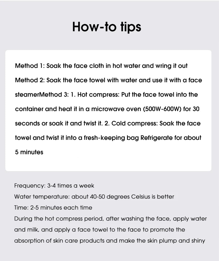 Hot Compress Towel