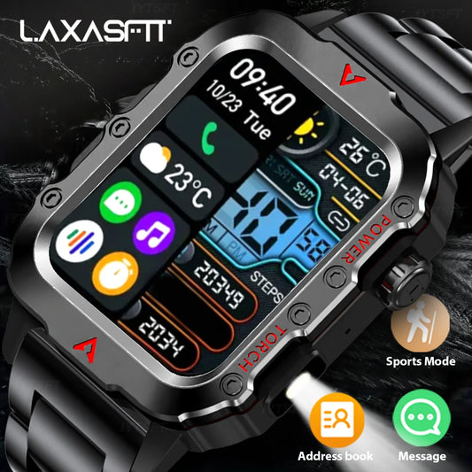 LAXASFIT LED Bluetooth Smartwatch