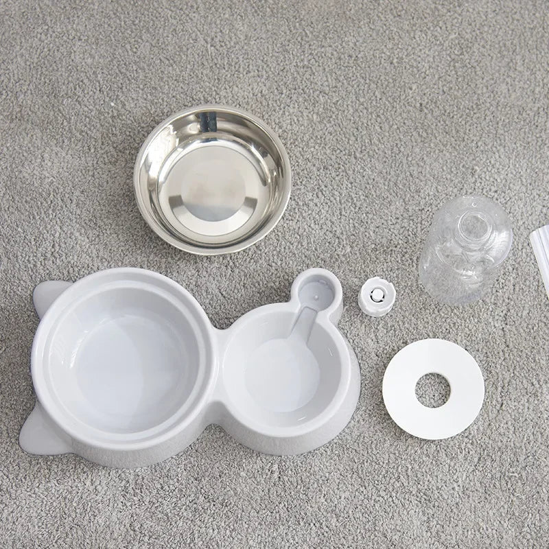 Automatic Silicone Water & Food Dispenser Bowls