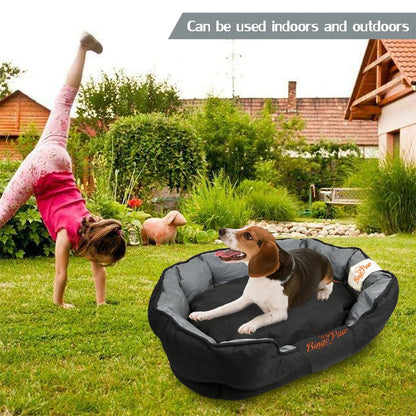 BingoPaw Large Soft Dog Bed with Removable Cushion