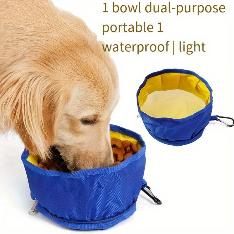 Portable Collapsible Pet Water Food Feeder Bowl