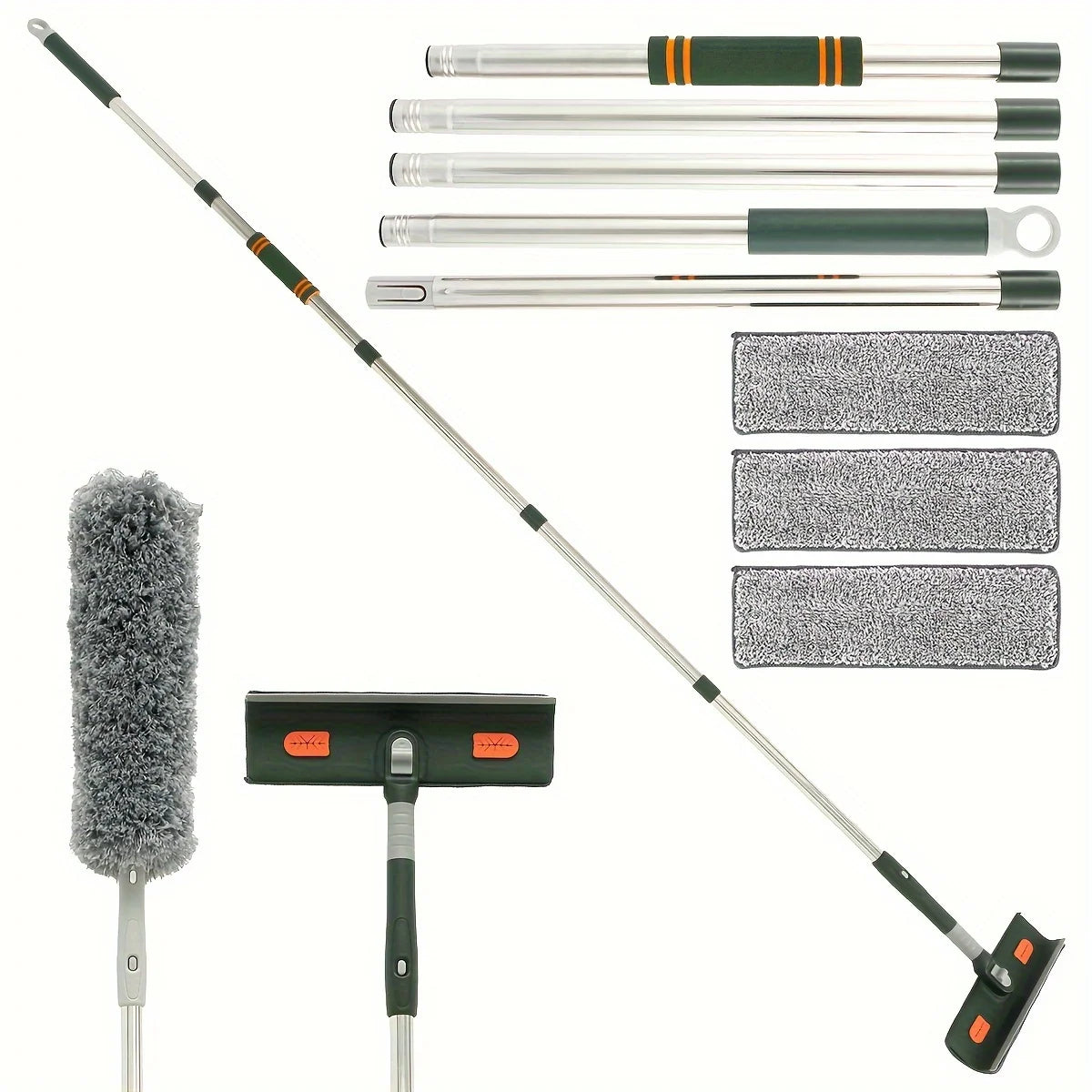 Extendable Splicing Rod Floor Scraper