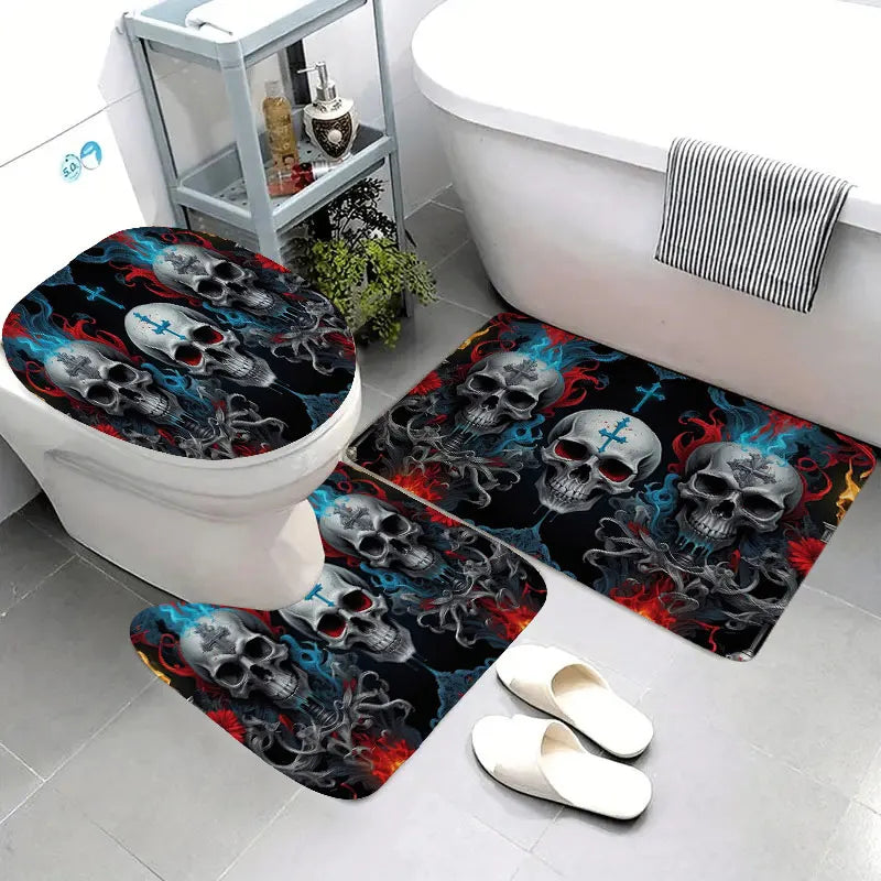3pcs Halloween Bathroom Set