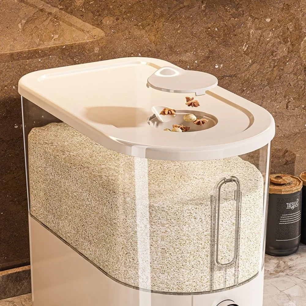New Insect-proof Rice Storage Container 5/10KG Moisture Proof Dry Food Dispenser Sealed Storage Container Noodles