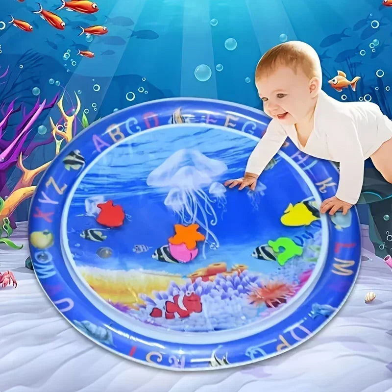 Large Baby Playing Water Mat Inflatable Water Cushion Baby Play Mat Inflatable Tummy Time Mat Early Education Water Cushion