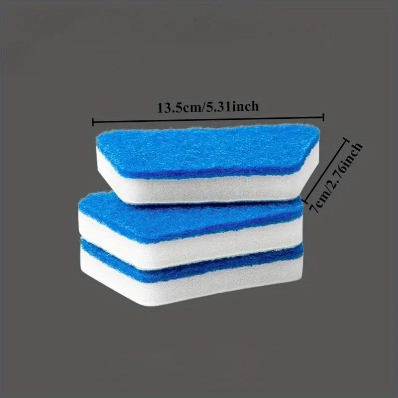 1 multi-purpose cleaning brush - sponge replacement core - manual bathroom kitchen living room bedroom toilet cleaning