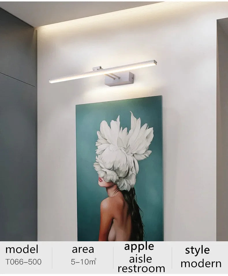 Bath mirrors bathroom vanity waterproof led light mirror lamp for makeup mirrors with lights Led Mirror Light Wall Sconces