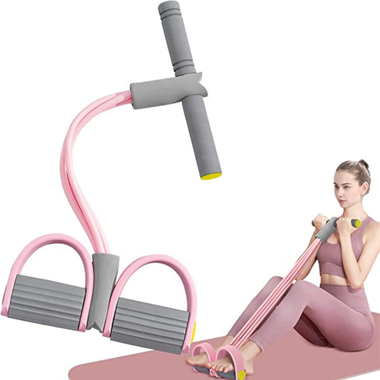 4-Tube  Yoga Pedal Puller Resistance Bands