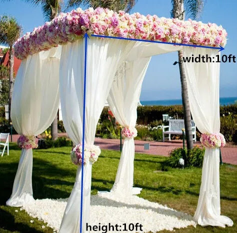 Wedding Decoration Adjustable Pipe Drape Stands Backdrop Event Aluminum Backdrop Stand Pipe