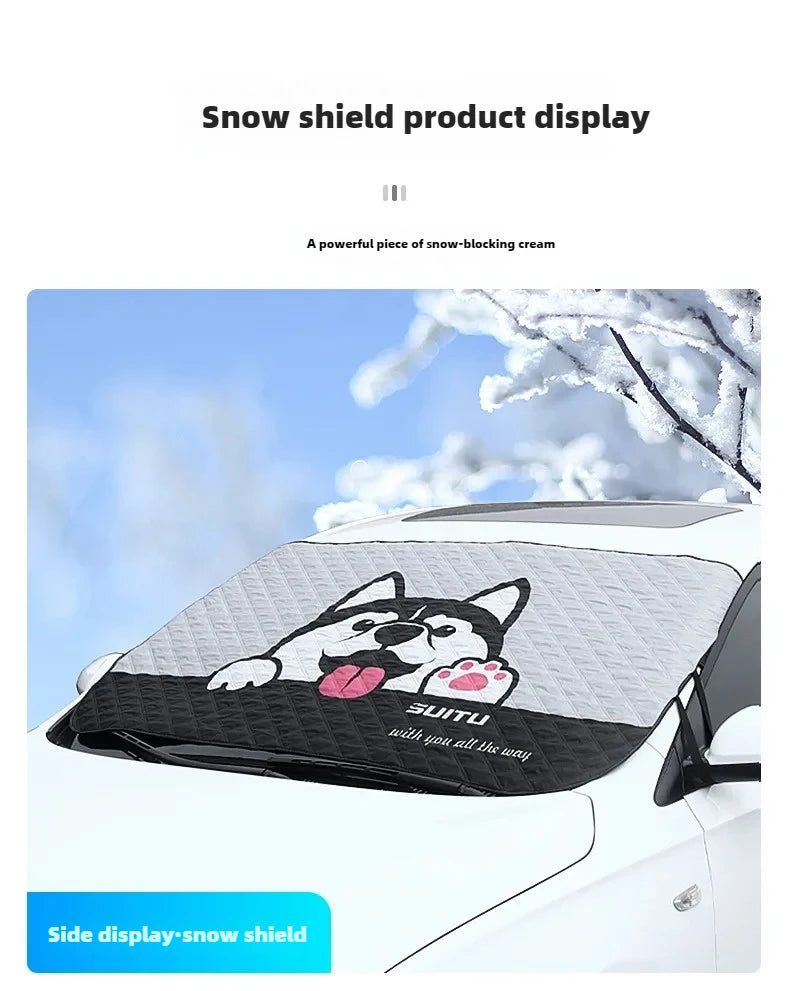 Car Sun Protection Thermal Insulation Sunshade Blocking Interior Windows Front Windshield Cover Frost Protection