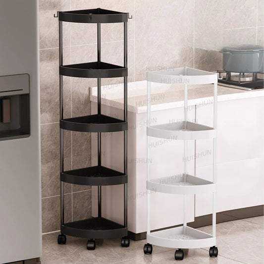 Kitchen storage rack Multifunctional storage rack Supplies Seasonings Corner artifact Corner general merchandise Daily Daquan