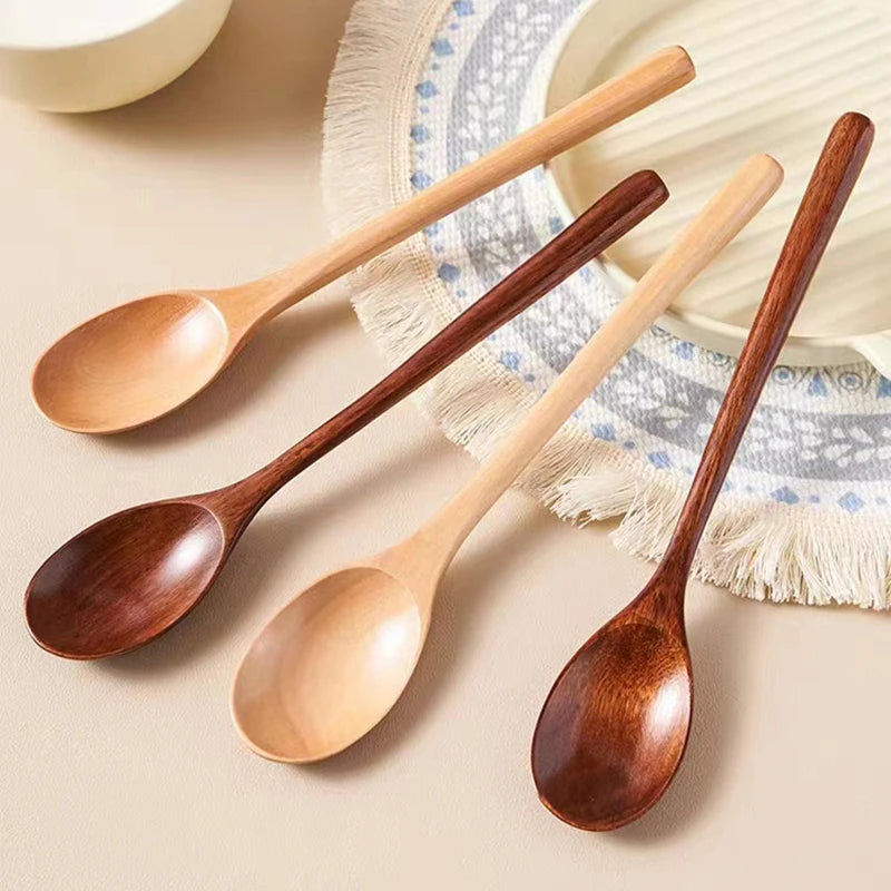 2pcs Wooden Spoon Tableware