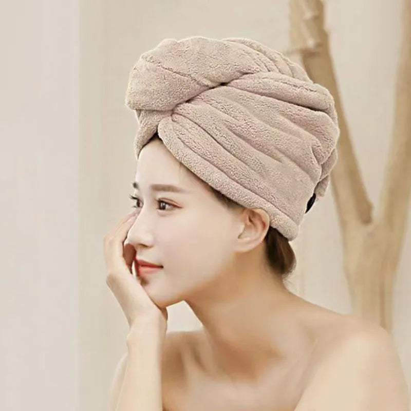 Soft Microfiber Quick-Dry Hair Towel
