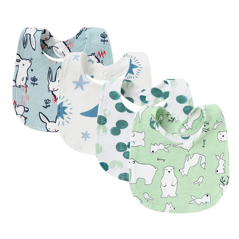 4Pc Baby Bibs