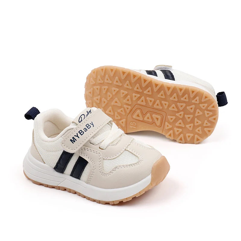 Baby Sneaker Spring and Autumn High Quality Rubber Sole Toddler Sport Shoes for Kids Outdoor Play Prewalking 2024 Fashion BM07