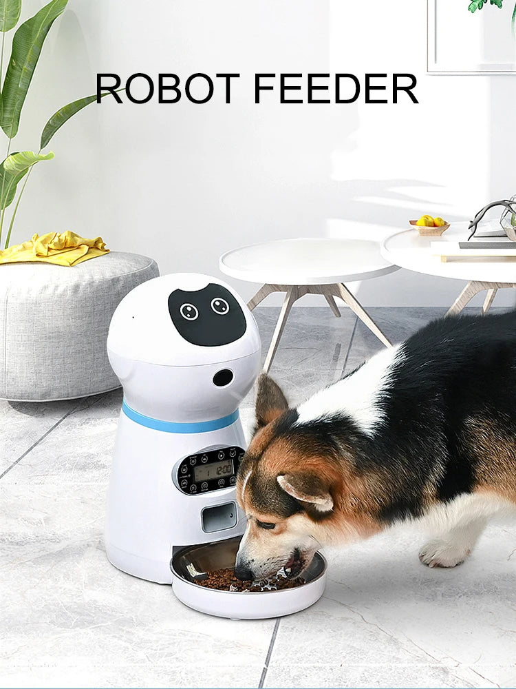 Intelligent Automatic Pet Feeder – Precise Cat & Dog Feeding Device