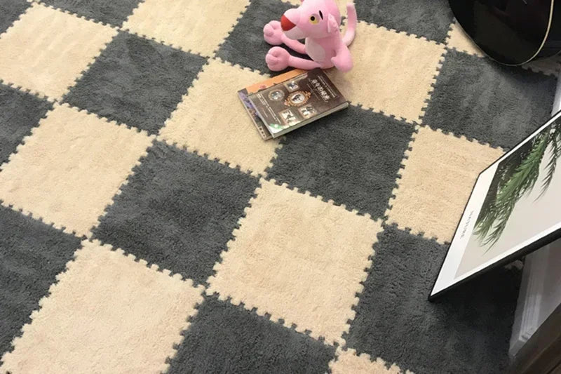 1-20 Pcs Padded Carpet for Baby Carpet Eva Foam Puzzle Carpet Soft Plush Children's Mat in Children's Room Keep Warm Playmat