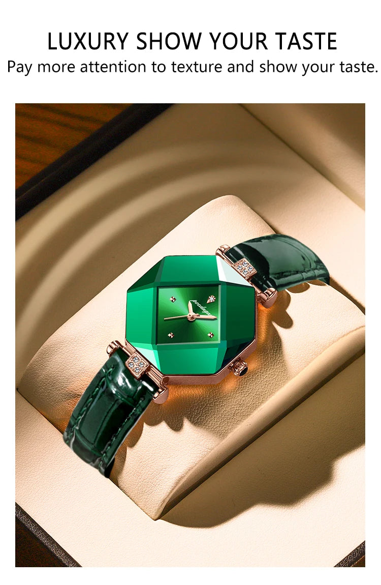 POEDAGAR Luxury Elegant Woman Watch Quartz Waterproof Leather Ladies Wristwatch Fashion Casual Women's Watches Female Reloj Gift