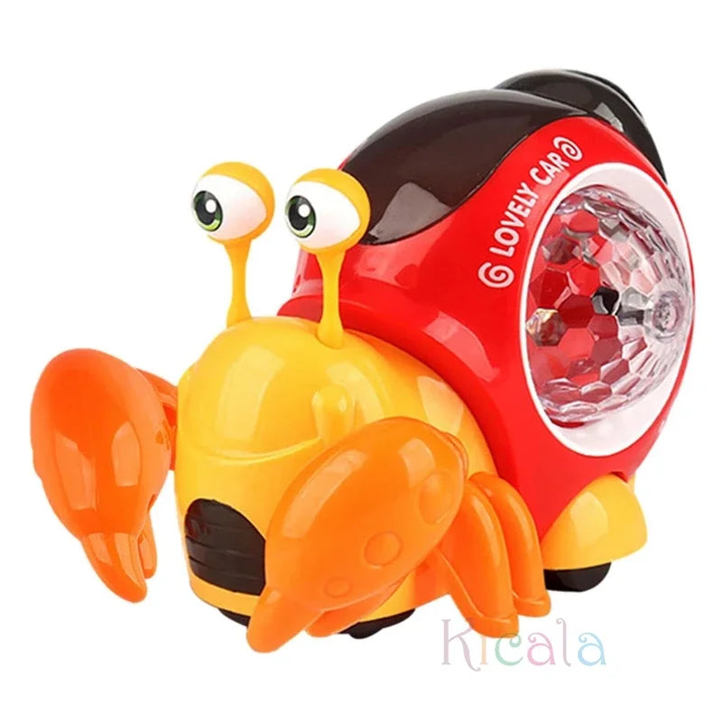 Light-Up Musical Crawling Crab Toy