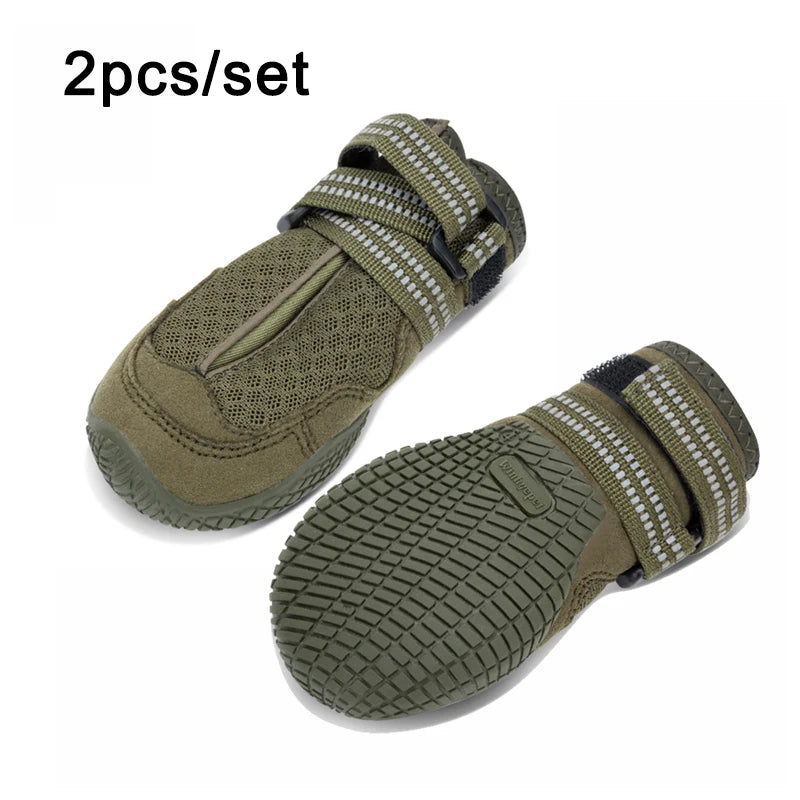 Winhyepet Dog Shoes Warm 4PCS Boots Waterproof Anti-slip Pet Wear for Walking Traveling Protecting Feet High Quality Dogs Shoes