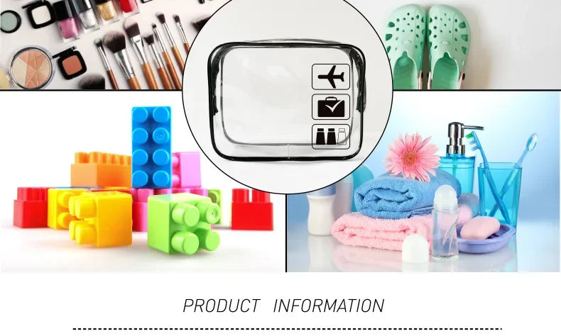 Clear Travel Makeup Cosmetic Bag
