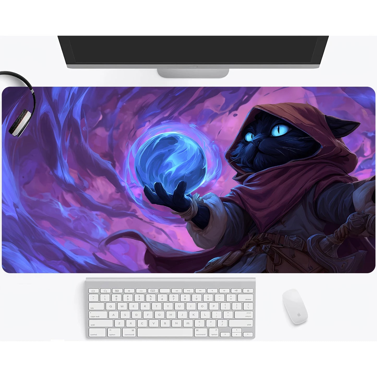 Magic playmat gathering gaming mats Frog Wizard theme anime desk mat Desk accessories 35X60cm mouse mat Raccoon tapete magic mtg