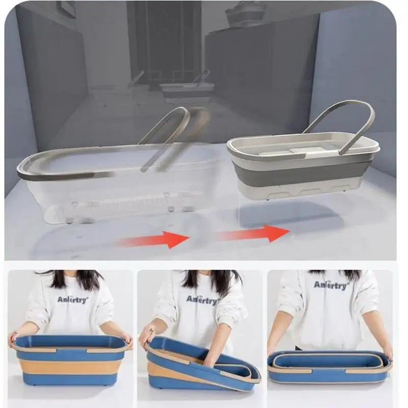 Portable Collapsible Folding Mop Bucket