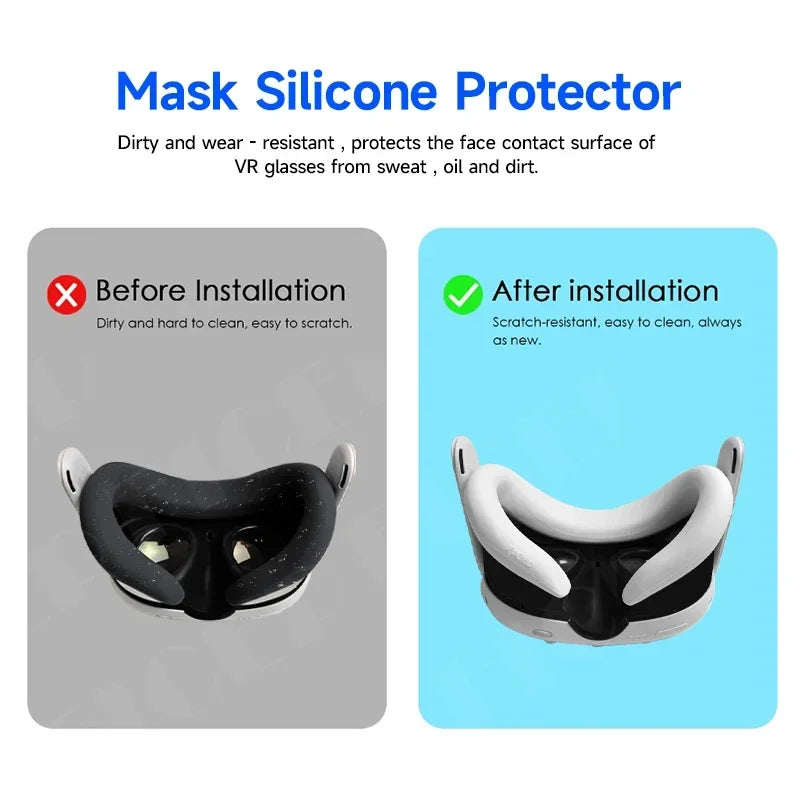 FICEP Silcone Face Cover Protective Mask