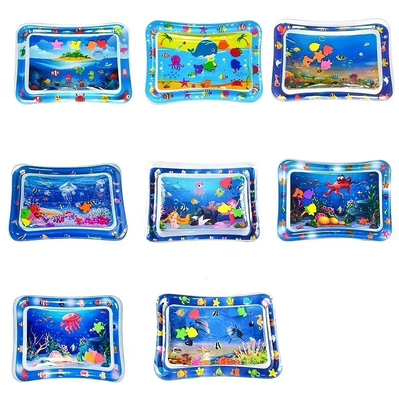 Large Baby Playing Water Mat Inflatable Water Cushion Baby Play Mat Inflatable Tummy Time Mat Early Education Water Cushion