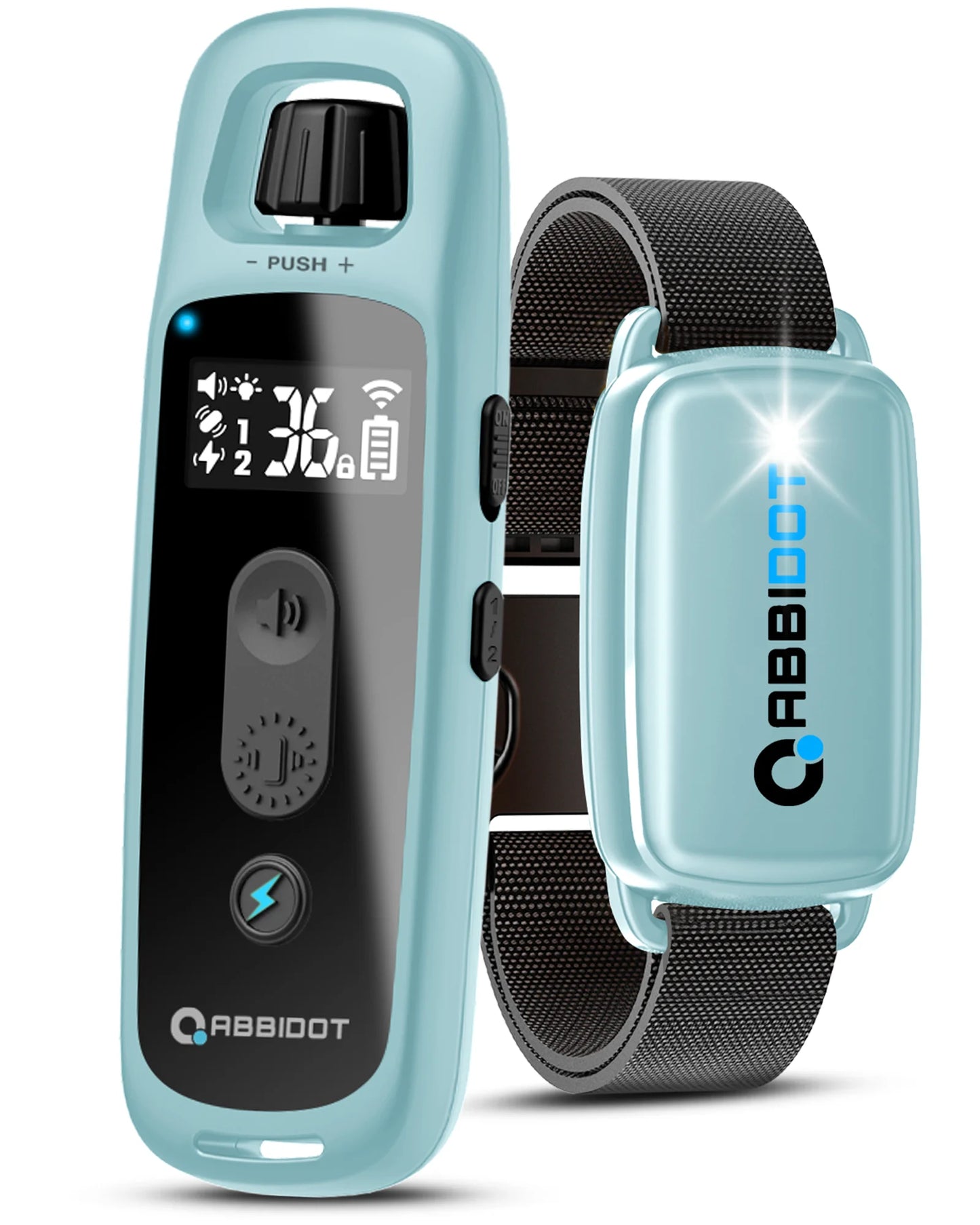 ABBIDOT T30 Dog Training Collar – 3300ft Remote Electric Training Strap for Large Dogs