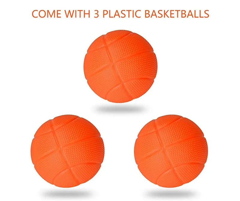 Baby Kids Mini Basketball Bathtub Water Play Set with 3 Balls Funny Shower Bath Fun Toys for Toddlers Educational and Safe