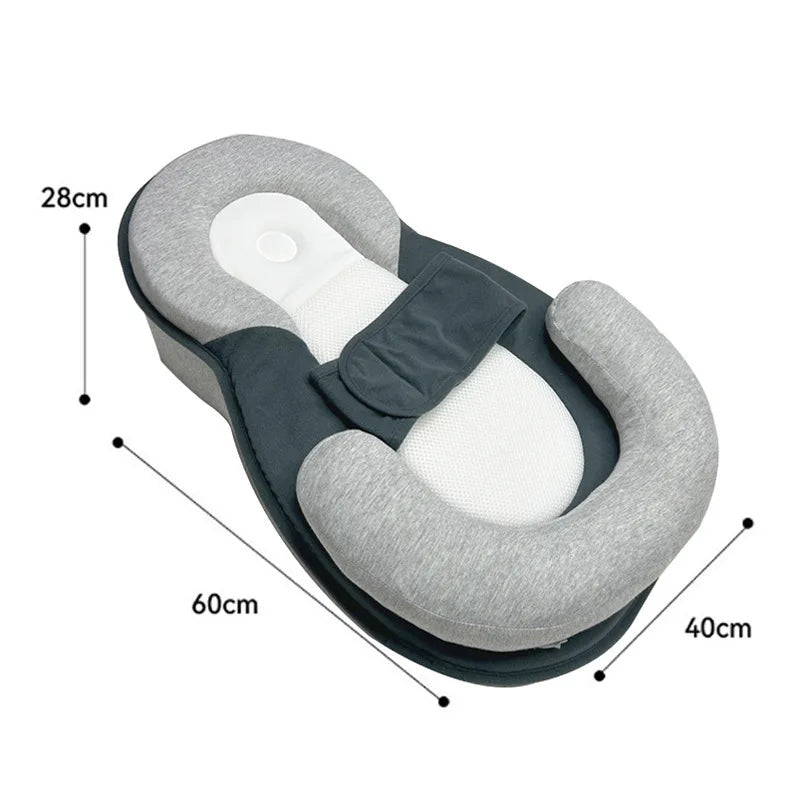 Baby Ramp Pillow, Seat Cushion, Wedge Pillow, Anti-Reflux Support, Newborn Nursing Pillow, Infant Anti-Spit-Up Pillow