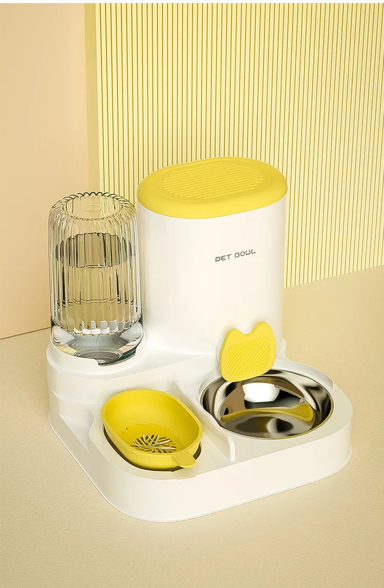 Automatic Pet Feeder – Integrated Cat Food & Water Dispenser for Cats and Dogs