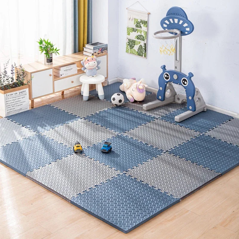 Baby Soft Puzzle Foam Play Mat Tiles Kids Carpet Home Workout Floor Padding for Children Bedroom Living Room Daily Use