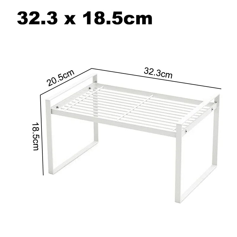 Steel Kitchen Dishes Bowl Storage Rack Kitchenware Utensils Drainer Shelf Cabinet Over Sink Cutlery Drying Holder Home Organiser