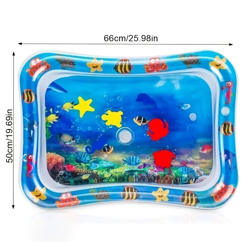 Large Baby Playing Water Mat Inflatable Water Cushion Baby Play Mat Inflatable Tummy Time Mat Early Education Water Cushion