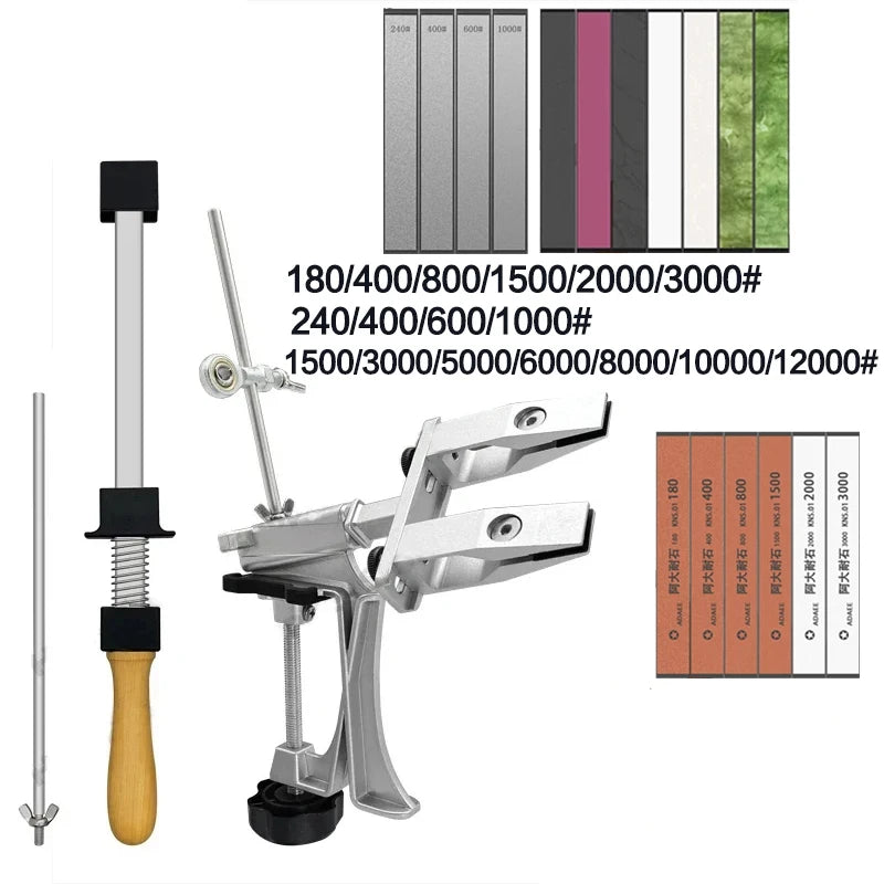 Professional Knife Sharpener Aluminum alloy Fixed Angle Sharpener Diamond Stone Whetstone Kitchen Tools Sharpen Machine Knives