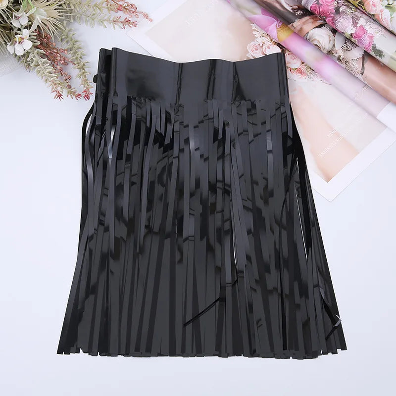 30x300CM Foil Fringe Garland – Streamer Curtain Banner for Wedding, Birthday, and Party Decorations