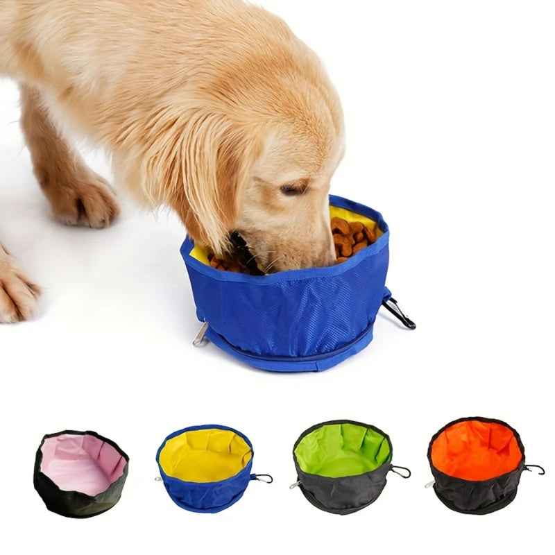 Portable Collapsible Pet Water Food Feeder Bowl