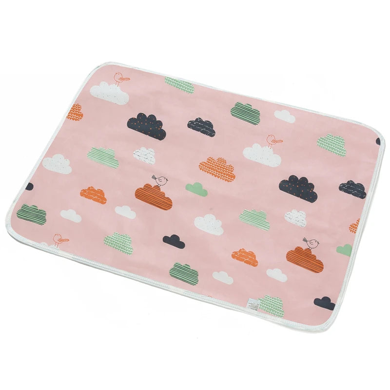 Waterproof Baby Changing Mat Reusable Newborn Baby Diaper Changing Pad Cover Infant Sheet Mattress Multifunction Floor Play Mats